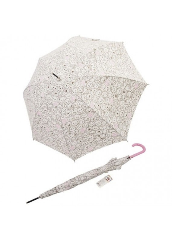 Tsum Tsum 大集合 簡單 線條 粉紅色 長 雨傘 