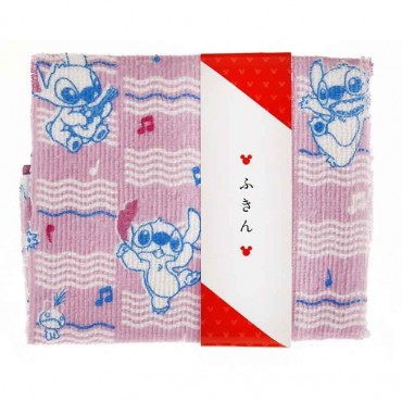 小魔星 史迪仔 史迪奇 星際寶貝 日式和風 粉紅色 音樂 吸水 纖維毛巾
