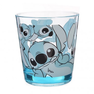 小魔星 史迪仔 史迪奇 星際寶貝 藍色 透明 可愛 膠杯