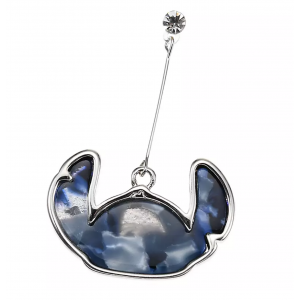 小魔星 史迪仔 史迪奇 星際寶貝 頭型 藍晶石 單邊 吊飾 耳環