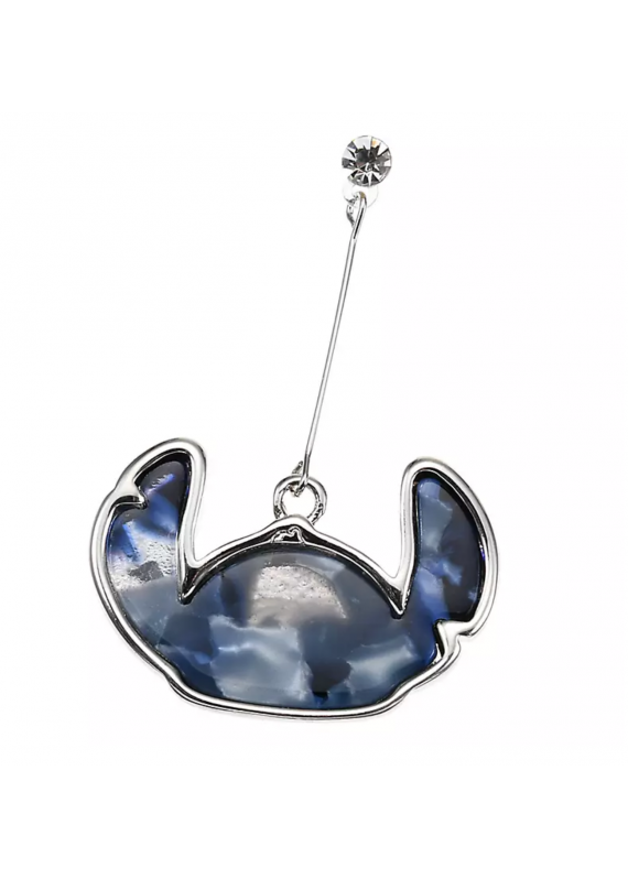 小魔星 史迪仔 史迪奇 星際寶貝 頭型 藍晶石 單邊 吊飾 耳環 