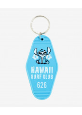 小魔星 史迪仔 史迪奇 星際寶貝 Loungefly 夏威夷 衝浪會 626 粉藍色 膠牌 鎖匙扣