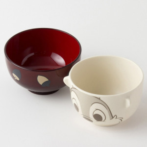 鋼牙 花栗鼠 日本製 飯碗 湯碗 汁椀 茶碗 1套2個