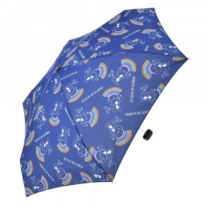 小魔星 史迪仔 史迪奇 星際寶貝 醜丫頭 小金 下雨天 彩虹 深藍色 縮骨傘 連 雨傘袋