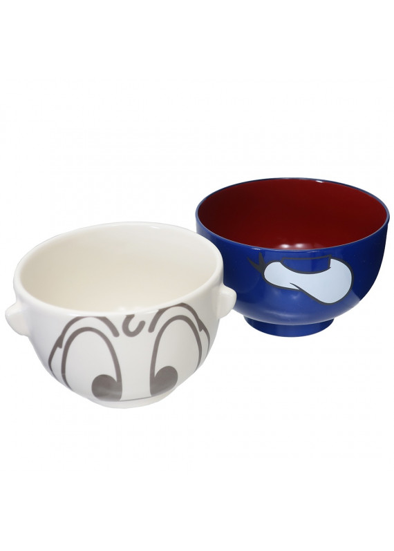 唐老鴨 深藍色 日本製 飯碗 湯碗 汁椀 茶碗 1套2個 