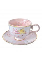 小熊維尼 豬仔 粉紅 櫻花 陶瓷 茶杯碟 套裝