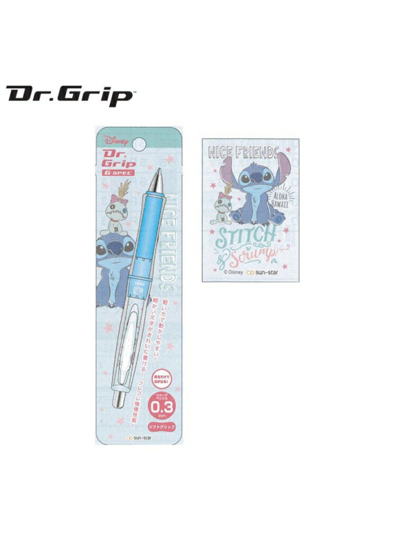 小魔星 史迪仔 史迪奇 星際寶貝 小金 醜丫頭 好朋友 Dr. Grip G-Spec 0.3mm 鉛芯筆 