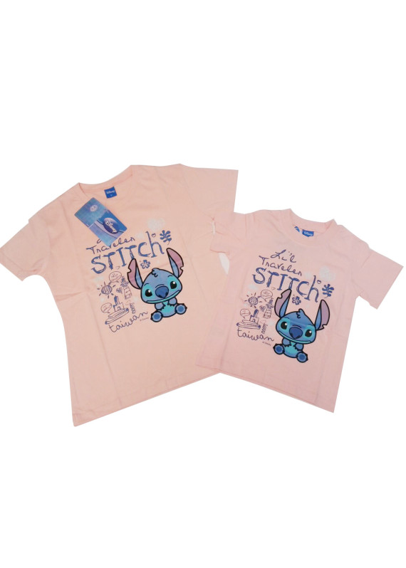 小魔星 史迪仔 史迪奇 星際寶貝 台灣限定 可愛版 粉紅色 童裝 汗衫 