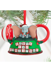 小飛象 寶寶 第一個聖誕 耳帽 聖誕 吊飾 