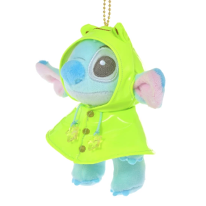 小魔星 史迪仔 史迪奇 星際寶貝 綠色 青蛙 雨衣 毛公仔 匙扣
