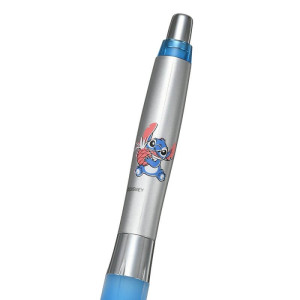 小魔星 史迪仔 史迪奇 星際寶貝 菠蘿 銀鋼面 Uni Alpha Gel 0.5mm 自動 鉛芯筆