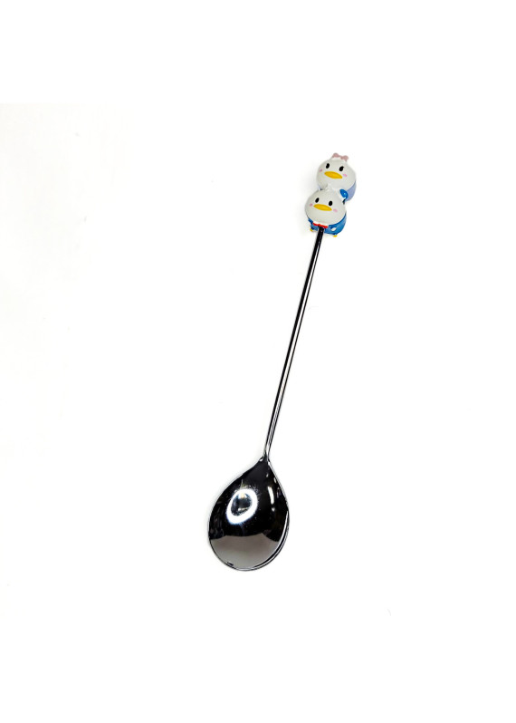 唐老鴨 黛絲  Tsum Tsum 立體造型 小型 鐵匙羹 湯匙 甜品匙 飲品匙