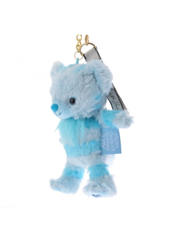 大學熊 x 愛麗絲 電影版 藍色 妙妙貓 毛公仔 匙扣 