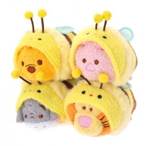Tsum Tsum 系列 小熊維尼 蜜蜂盅 毛公仔 套裝